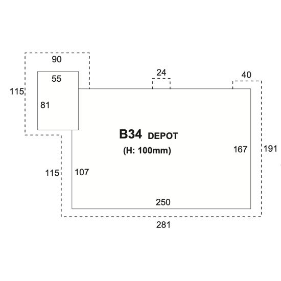 Model railway Bus Depot OO